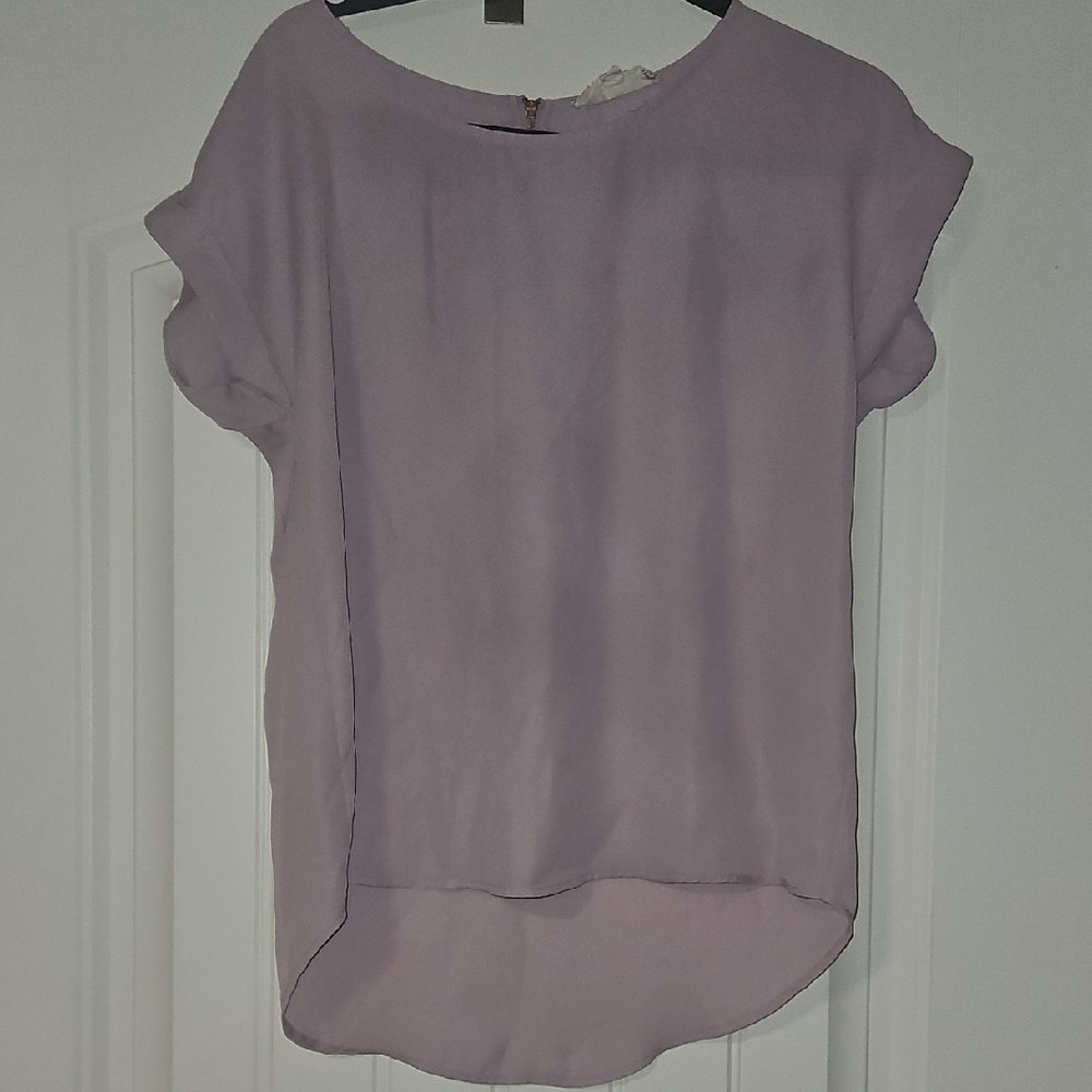 Pink Rose Light Purple Women's Blouse